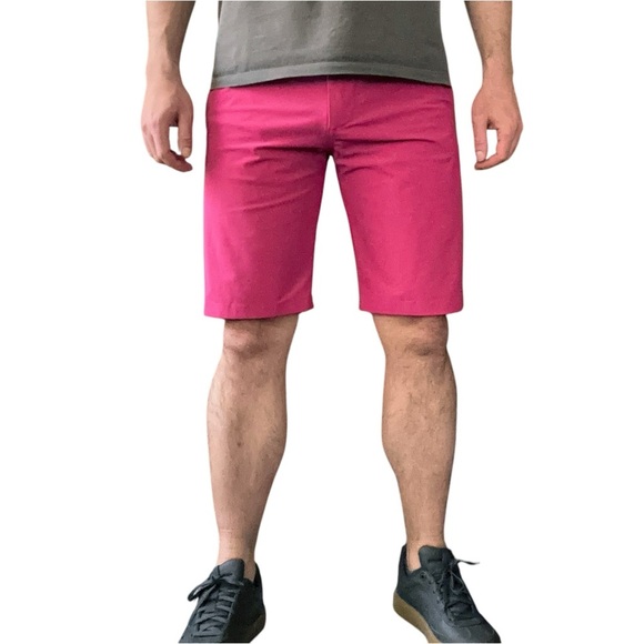 Greyson Men’s 10” Montauk Short Size 32 Pink Performance Golf - Picture 1 of 10